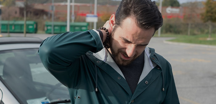 patient with vertebral subluxation needing auto accident chiropractor in Richardson